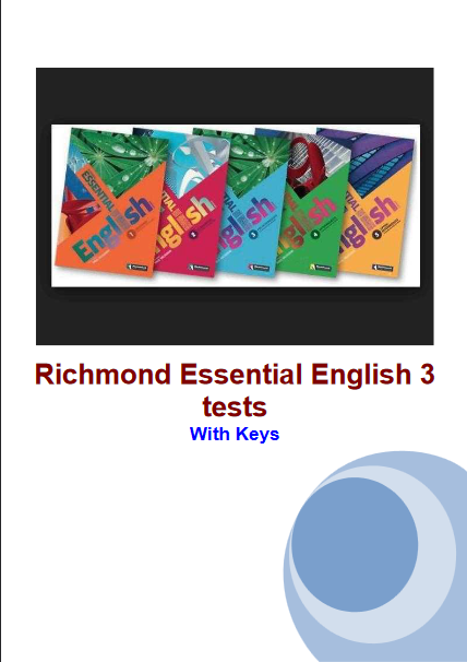 Richmond Essential English 3 Tests with Keys + Audio